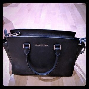 Michael Kors leather medium Saffiano Black